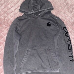 Womens grey and black carhartt sweatshirt